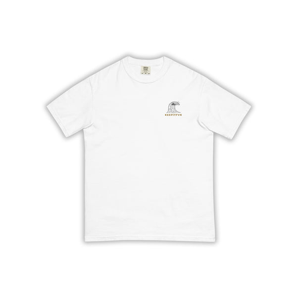 CONCRETE WAVES TEE - WHITE