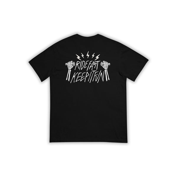 ライド ファスト T シャツ - ブラック